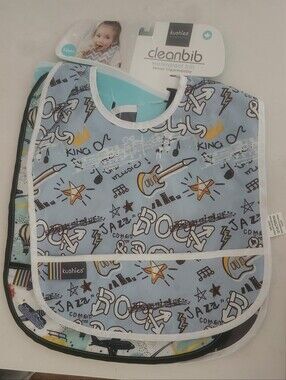 Kushies Cleanbib Waterproof Bib 3 Pack
